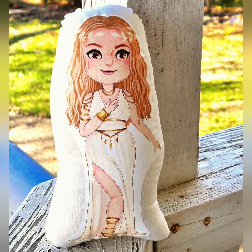 Aphrodite Greek Goddess Pillow Pal. New.